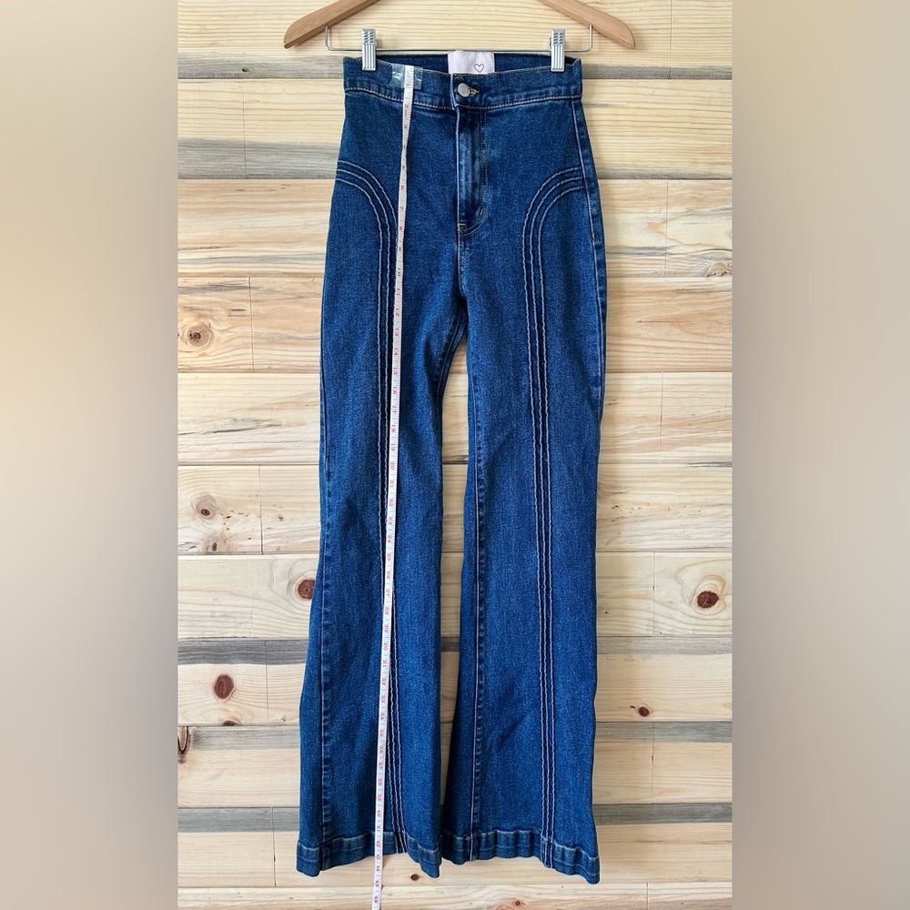 REVICE Blue Flare Jeans - Picture 10 of 13